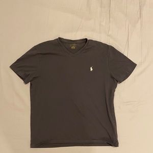 Polo Ralph Lauren V-Neck T-shirt (Dark Gray)